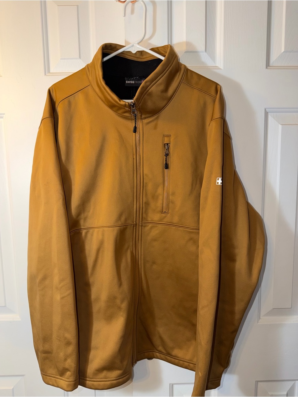 Swiss Tech Men's Lightweight Full-Zip Jacket - Mustard